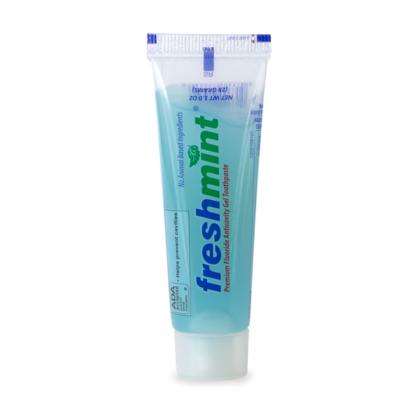 New World Imports Freshmint 1 oz. Premium Clear Gel Anticavity Fluoride Toothpaste (ADA Approved)