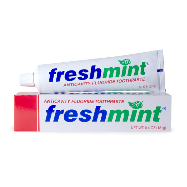 New World Imports Freshmint 6.4 oz. Anticavity Fluoride Toothpaste, 48 tubes/case, Case Pack