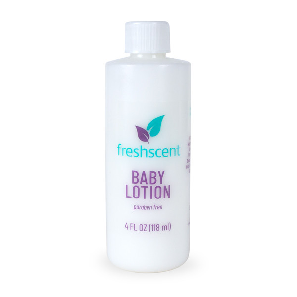New World Imports Freshscent 4 oz. Baby Lotion, 60 bottles/case, Bulk Case Pack for Facility Programs