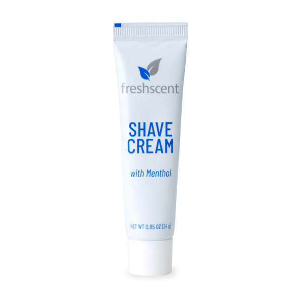 New World Imports Freshscent 0.85 oz. Brushless Shave Cream Tube, 5 boxes of 144 tubes (720 tubes)