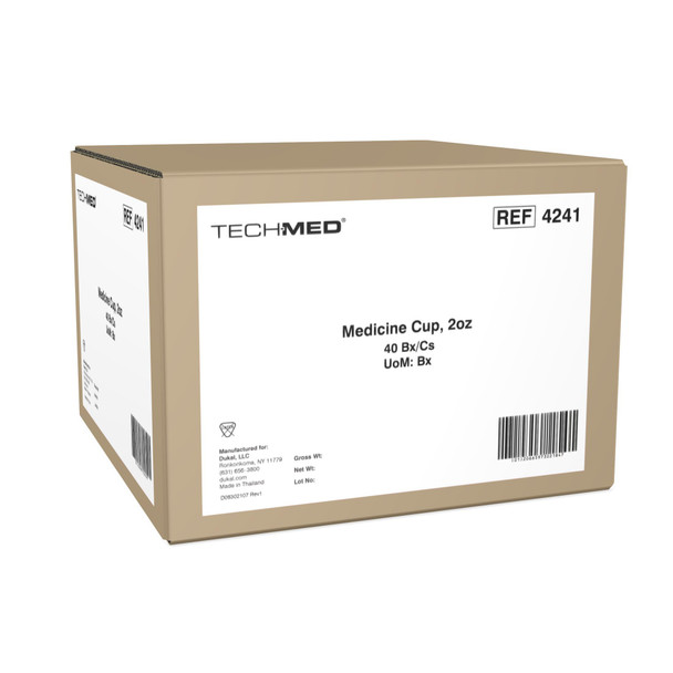 Dukal Stainless Steel Medicine Cup, 2 oz, 2-1/4" x 2-1/16", Non-Sterile, 12/Box, 12 per Case