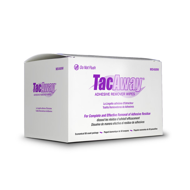 Torbot TacAway Adhesive Remover Wipe – 20 Boxes per Case, for Daily Ostomy Care, Made in the USA