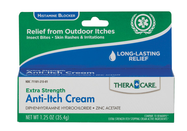 Veridian TheraCare Extra Strength Anti-Itch Cream – Provides long-lasting itch relief, 24/cs
