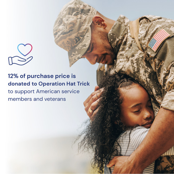 Operation Hat Trick Stat Strip Adhesive Bandages – 3/4" x 3" Sterile, Easy-Open, 12% Proceeds Donated