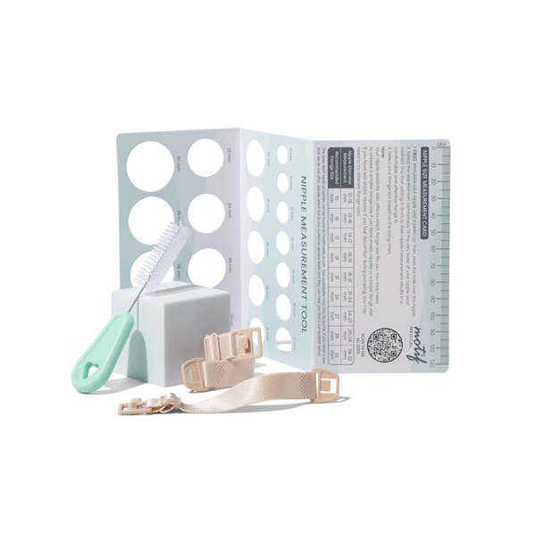 Motif Aura Glow Wearable Breast Pump – Hands-Free Hospital Suction with Nightlight & 4 Pump Modes