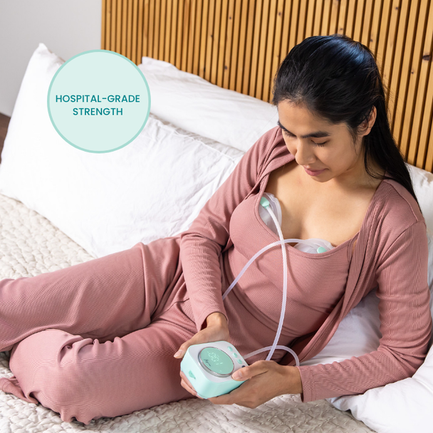 Motif Roam Breast Pump With Breast Milk Collection Cups – Hands-Free Wearable Pump, 4 Pump Modes, Leak-Proof