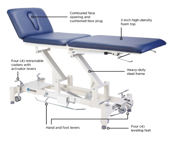 3 Section Hi-Lo Treatment Table