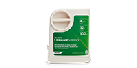 UltiCare U-100 Insulin Safety Syringes – Permanently Attached Needle, 29G X 1/2 In, Micro Polished