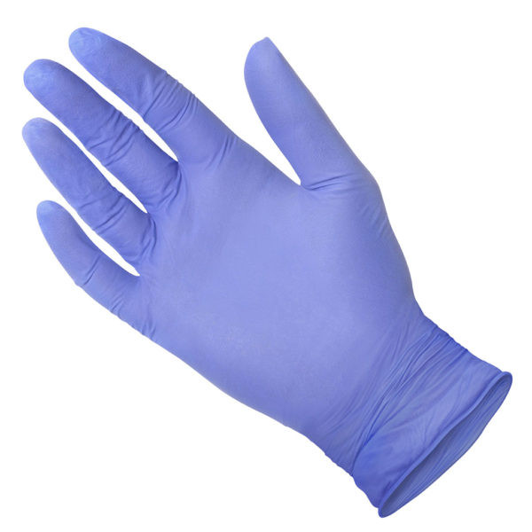 NitraCare 100 Nitrile Exam Gloves – Powder-Free, Textured Fingertips, Chemotherapy Drug Tested