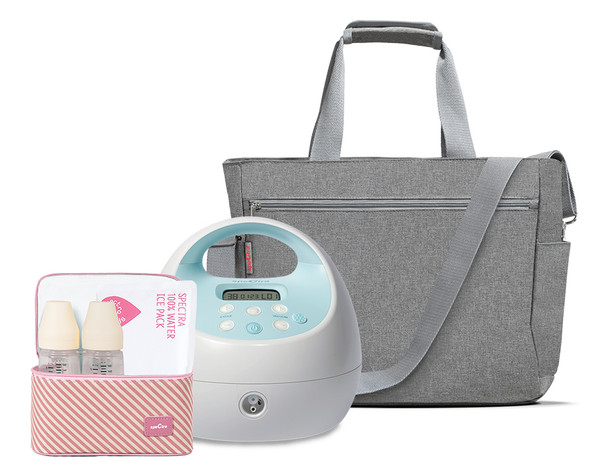Spectra S1 Plus Breast Pump with Tote and Premium Kit – Portable Hospital-Grade Double Electric Power