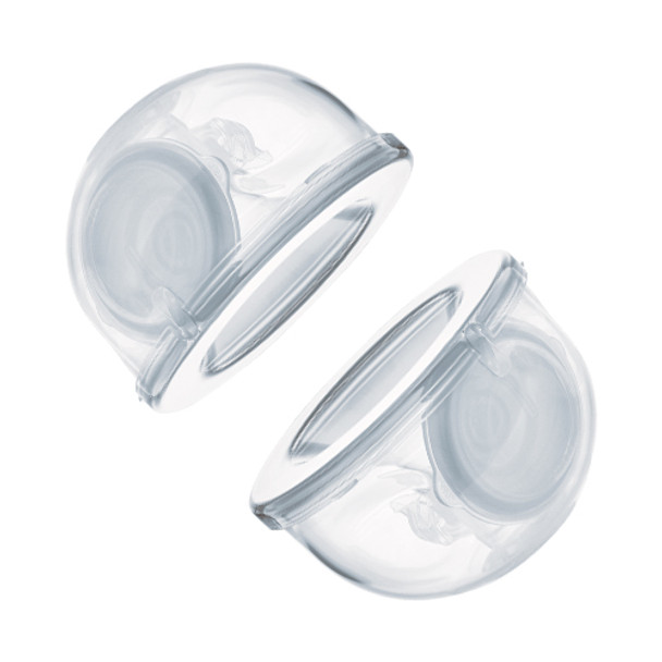 Spectra CaraCups Hands-Free Wearable Milk Collection Cups – Closed System, BPA-Free, Fits All Spectra Pumps, 2 Pack
