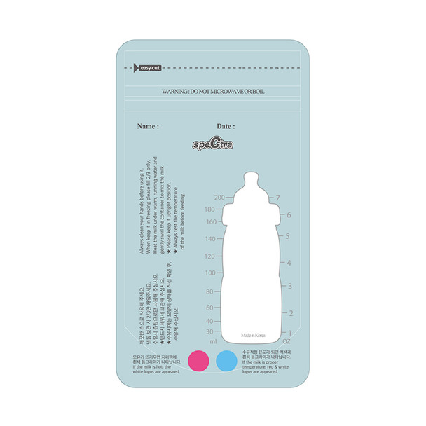 Spectra Disposable Breast Milk Storage Bags – Leak-Proof, Pre-Sterilized, Double-Lined, 90 Count