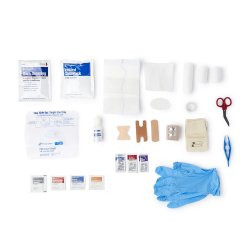 McKesson First Aid Kit – Plastic Case, 50 Person Capacity, Wall Mountable, 2.625 X 9.875 X 10 in