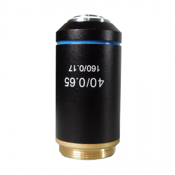 Unico 40X DIN Achromat Objective for G380 Series – n.a. 0.65, Retractable Front Lens, Excellent Image Quality Unico 40X DIN Achromat Objective for G380 Series – n.a. 0.65, Retractable Front Lens, Excellent Image Quality