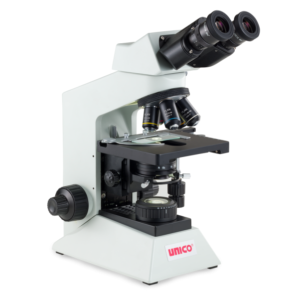 Unico Phase G505 Phase Contrast Binocular Microscope – 10x/20x/40x/100x Plan Phase Objectives