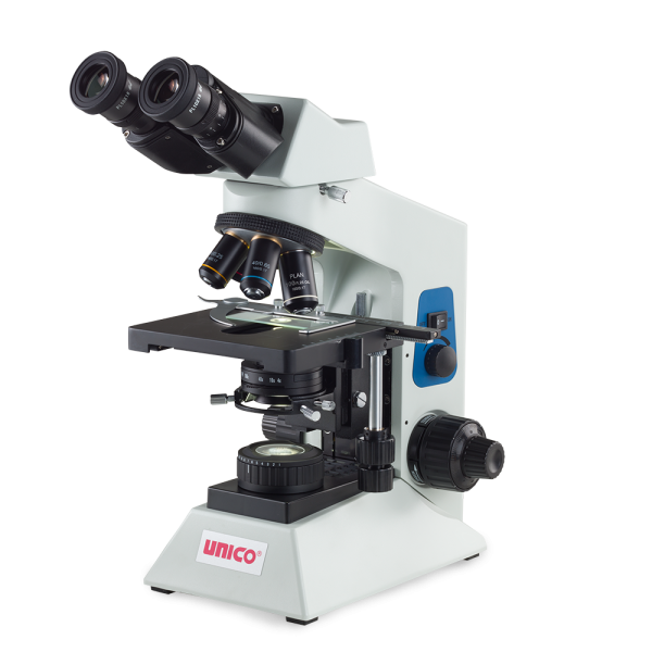 Unico Phase G505 Phase Contrast Binocular Microscope – 10x/20x/40x/100x Plan Phase Objectives