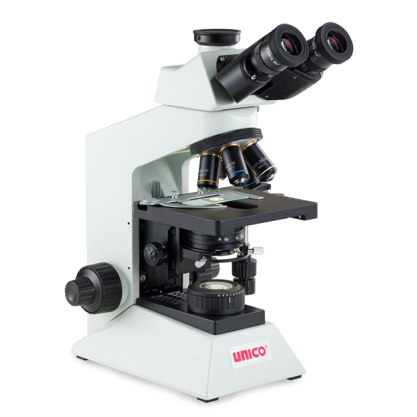 Unico Advanced G502T Trinocular Microscope – Seidentopf Head, 4x – 100x Achromat Objectives, 3W LED