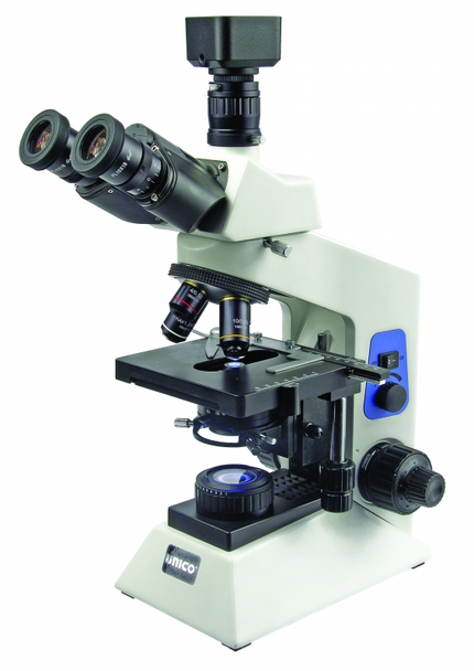 Unico Advanced G502T Trinocular Microscope – Seidentopf Head, 4x – 100x Achromat Objectives, 3W LED