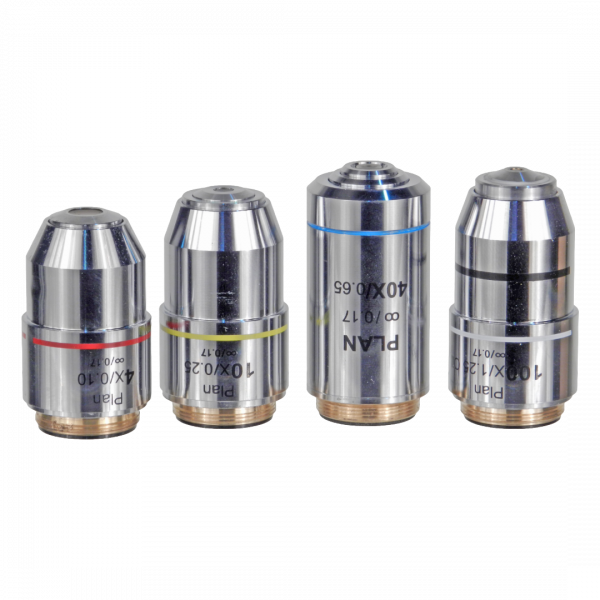 Unico 10X Infinity Plan Achromatic Objective for IP750 Infinity Microscope – Enhanced Flat-Field Correction