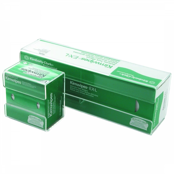 Unico Kimwipes Dispenser – Large Box, 15 in Width, 3/16 in Acrylic Construction, Wall Mountable, Includes