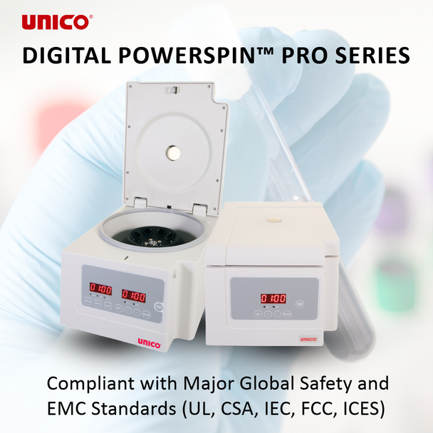 Unico Powerspin BX Centrifuge – Variable Speed 1, 000 – 5, 000 Rpm, 8-Place Fixed Angle Rotor