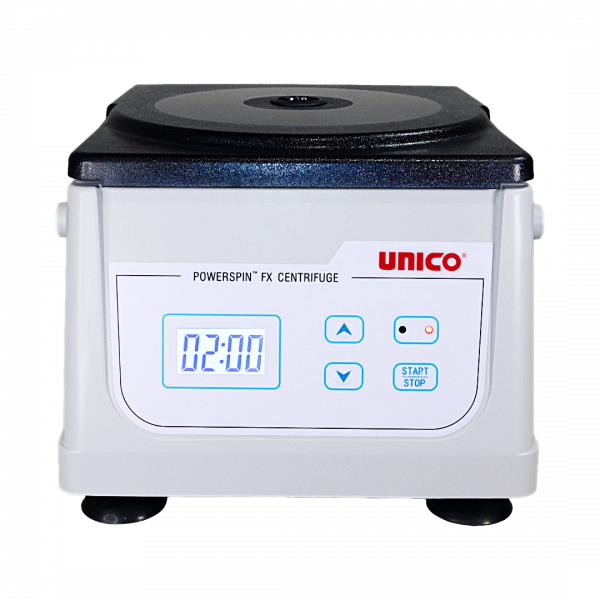 Unico Powerspin FX Centrifuge – Fixed Speed 3400 Rpm, 6-Place Rotor, 2-15 mL Tube Capacity