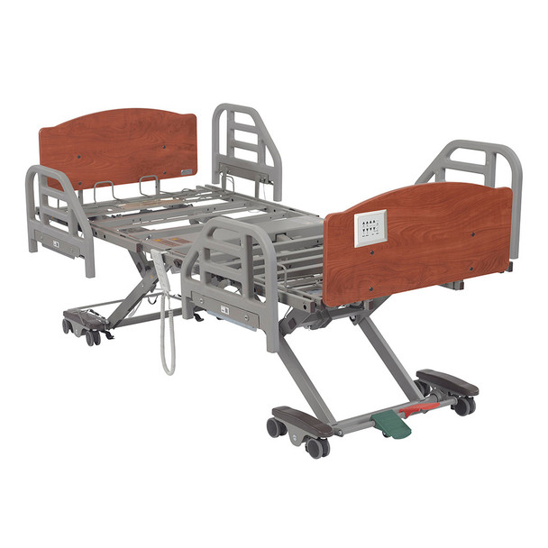 Prime Care Bed Model P903 - 600 lbs Capacity, Adjustable Height, and Width for Long-Term Care