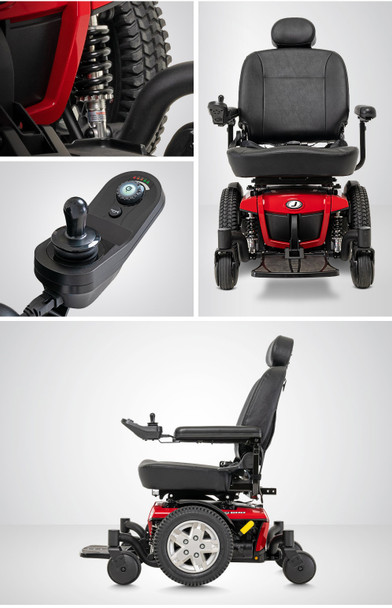 Jazzy 600 ES Power Wheelchair – 300 lbs Capacity, Long Range Battery, Smooth Maneuvering