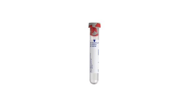 BD Vacutainer Specialty Tubes – 13x75 Mm, 3 mL Draw Volume, No Additive, Conventional Red/light Gray Closure