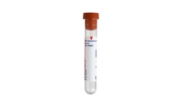 BD Vacutainer Serum Tubes – 13x75 mm, 3 mL Draw Volume, Clot Activator, Silicone Coated, Reliable Blood