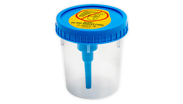 BD Vacutainer Urine Collection Cup with Integrated Transfer Device – Closed System, 4.5 oz (120 mL) Capacity
