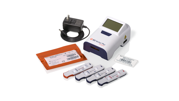 BD Veritor Flu Lab Combo – 2 Flu Lab Kits, 1 Analyzer, 60 Tests per Kit, 1095-Day Shelf Life