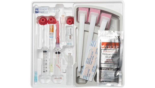 BD Spinal Tray with Whitacre Needle – 24 G x 3.5 in. Spinal Needle, Lidocaine HCL (1%), Sterile, 10/Case