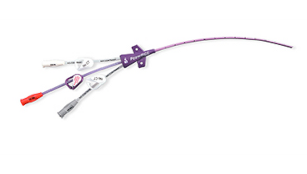 BD Powerpicc HF Triple-Lumen Catheter Full Nursing Tray – 5 Fr Size, Sherlock TLS Technology, High Flow Rate