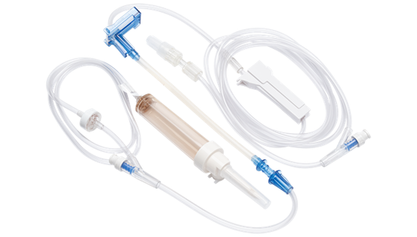 BD Alaris LVP 20D 2SS CV – Standardbore Tubing, 25 mL Priming Volume, 297 cm Length, Infusion Set, Clear