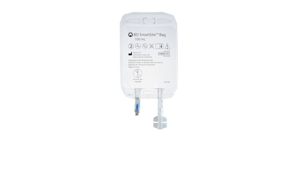 BD SmartSite IV Extension Set – 100 mL Bag, 150 per Case Packaging, Diagnostic Accuracy
