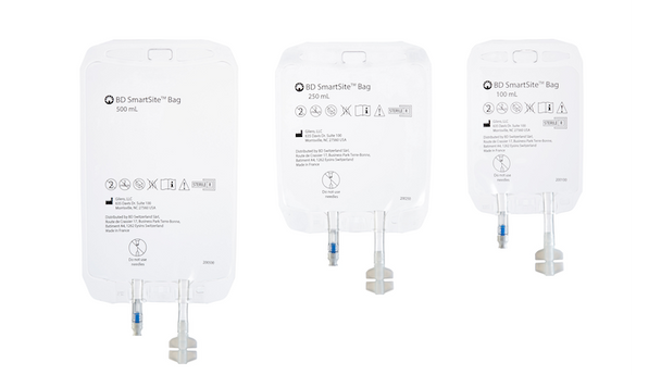 BD SmartSite IV Extension Set – 100 mL Bag, 150 per Case Packaging, Diagnostic Accuracy