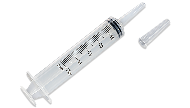 BD Catheter Tip Syringe – 50 mL Capacity, Sterile Single-Use, Catheter Tip, Disposable Product