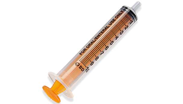 BD Univia Enteral Syringe – 10 mL Fill Volume, Slip Tip, Disposable, 100/Box, Single-Use, Oral Medication