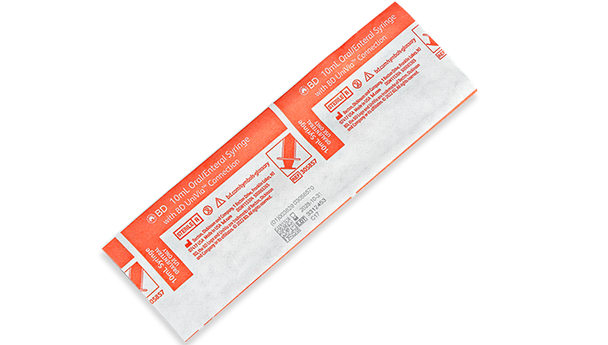 BD Univia Enteral Syringe – 10 mL Fill Volume, Slip Tip, Disposable, 100/Box, Single-Use, Oral Medication