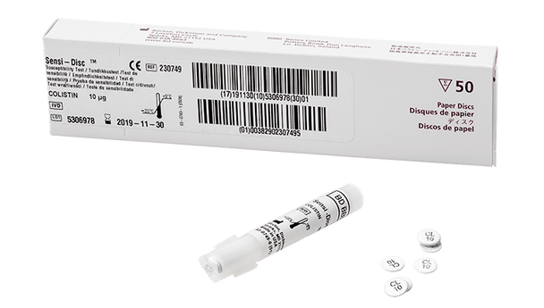 BD BBL Sensi-Disc Gentamicin Gm-10 – Antimicrobial Susceptibility Test Discs, 10 per Pack, 1460-Day Shelf Life