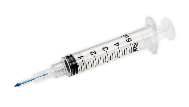 BD 5 mL Syringe with BD Vial Access Cannula – Content Sterile, 400 per Case, 8.4 lb Weight