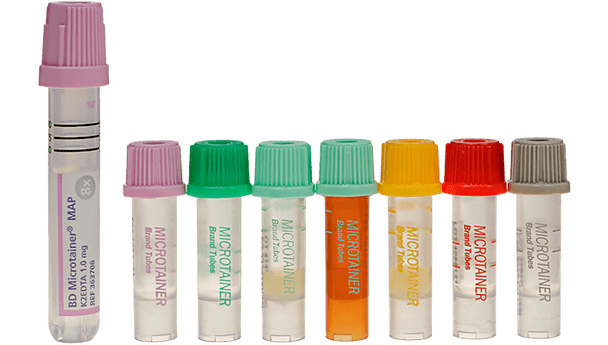 BD Microtainer Blood Collection Tubes – K2EDTA Additive, 250 – 500 ΜL Fill Volume, 50/box, 200/case