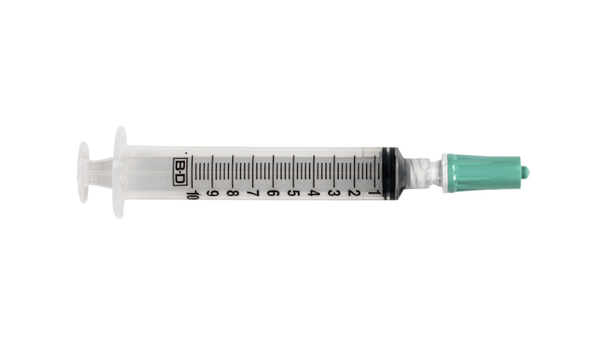 BD Texium Bonded Syringe with Closed Male Luer – 10 mL Priming Volume, Fluid Path Sterile, 100/case