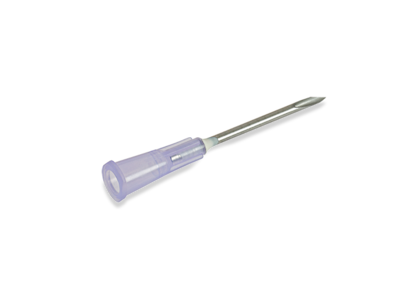BD Precisionglide Needle – 16 g, 1-1/2 in Length, Lavender Hub, Thin Wall, Regular Bevel, Sterile, Single Use