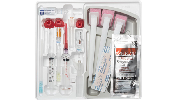 BD Support Spinal Tray – Complete Spinal Anesthesia Kit, Sterile, Disposable, Includes 18 G Introducer