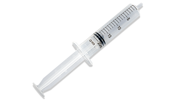 BD 20 mL Luer Slip Tip Syringe – Sterile, Disposable, General Use, Single-Use, 192 per Case, 20 mL Capacity