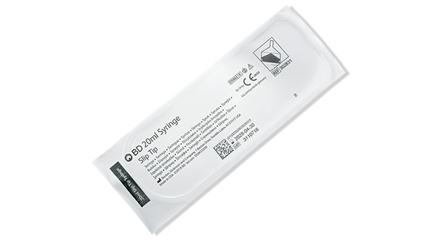 BD 20 mL Luer Slip Tip Syringe – Sterile, Disposable, General Use, Single-Use, 192 per Case, 20 mL Capacity