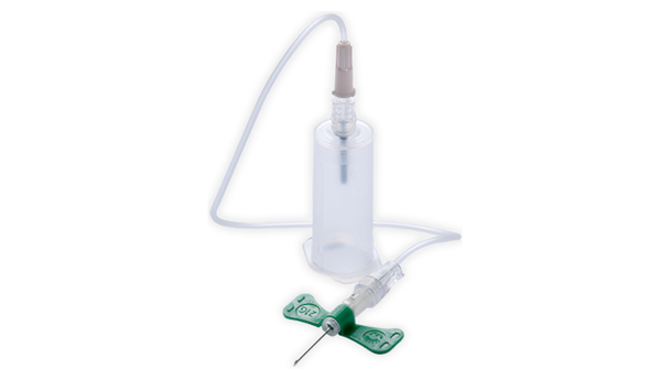 BD Vacutainer Push Button Blood Collection Set – 23 g X .75 in. Needle, 12 in. Tubing, Safety Engineered