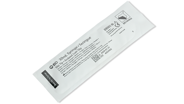 BD Luer Slip Tip Syringe – 30 mL Capacity, Sterile Single-Use, Disposable, General Use, 224/Case Packaging